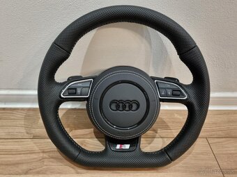 AUDI RS PERFOROVANY ZREZANY VOLANT MULTIFUNKCNY - 5