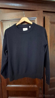 tmavomodrý sveter gant S - 5