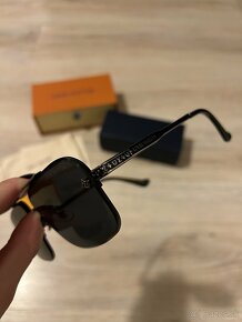 Louis Vuitton slnečné okuliare - čierne (LV5) - 5