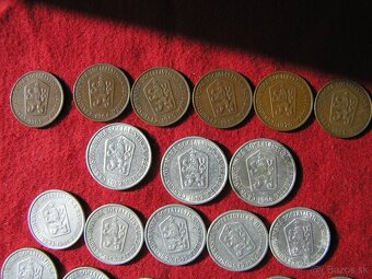 ČESKOSLOVENSKÉ MINCE :HALIERE 1961-1975 - 5