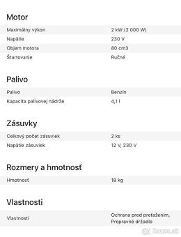 Lahka prenosna elektrocentrala - 5