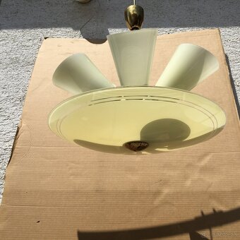 Art Deco Starozitna Lampa Luster Napako 1930 - 5