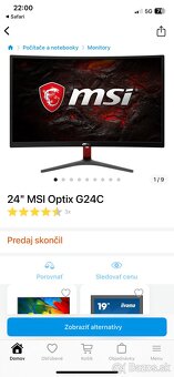 MSI Optix G24C 144hz - 5