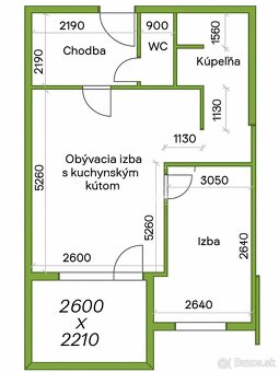 NA PREDAJ PRIESTRANNÝ 2-IZBOVý BYT S LODŽIOU A... - 5