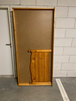 Darujem 2 použité postele IKEA smrekové - 5