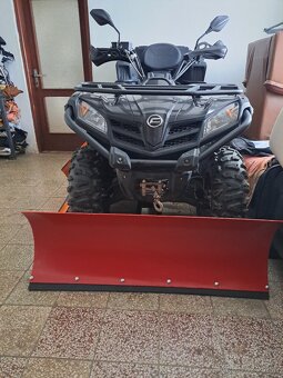 Snežný pluh na štvorkolku/malotraktor - 5