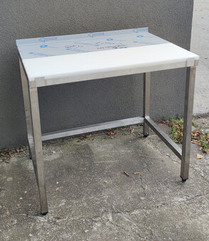 Pracovné stoly, nerezové, kuchynské, gastro, antikorové - 5