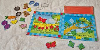 Magnetická knižka Barvy a Magnetická hra Autá - 5