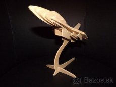 3D drevené puzzle stíhačka F-16 Falcon - 5