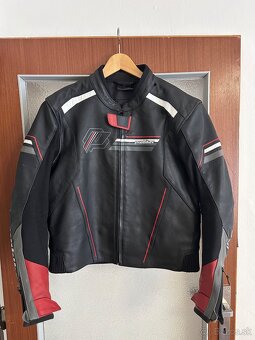 Kožený motorkársky komplet ProBiker – nohavice a bunda, veľk - 5