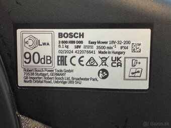 Kosačka bosch Easy mower, 2x akumulátor, nabíjačka - 5