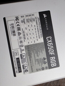 Zdroj Corsair CX650F RGB White - 5