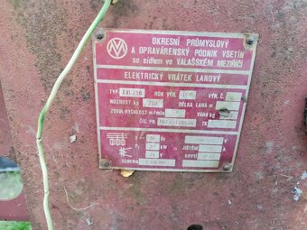 Pedám elektrický navijak lanový - 5