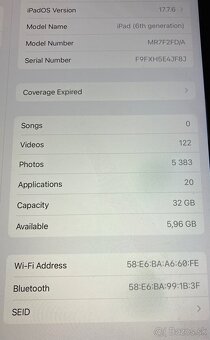 Predam iPad 6gen 32GB - 5