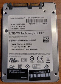 Predam malo pouzivane SSD disky 2,5" 256GB, ramcek - 5