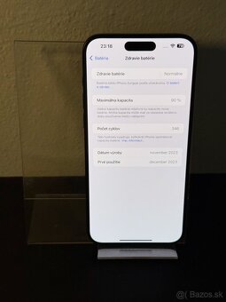 Predám Apple iPhone 15 PRO MAX 512GB Black Titanium - 5