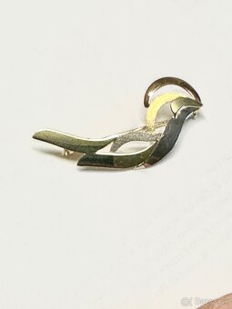 zlatá brošňa 14kt zlato 585 - 5