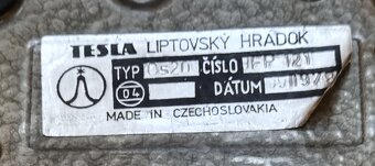 drevený retro telefón Tesla - 5