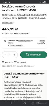 Hecht elektricka detska motorka - 5