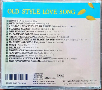 Predám originálne CD " Old style love song " - 5