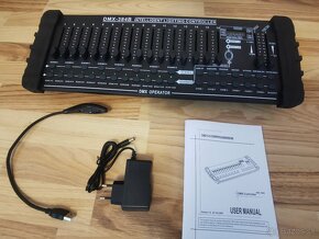 Dmx pult 384 s led osvetlením a MIDI ovládaním - 5