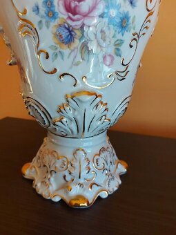 Váza Baroko-Holohaza porcelan - 5