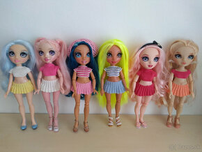 na bábiky Rainbow high top sukňa šaty oblečenie Barbie - 5