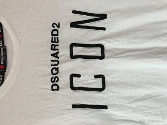 DSQUARED2 white pánske tricko L - 5
