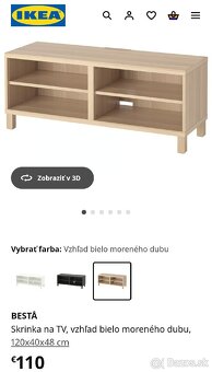 Ikea Besta skrinka pod TV - 5