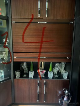 Obývacia stena s akváriom a stolom - set - 5