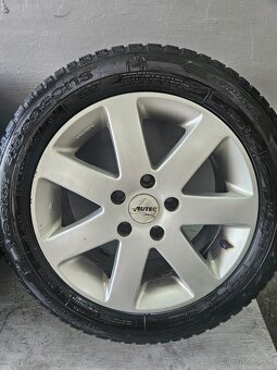 Predám alu disky 5x112 r16 + zimné pneu 205/55/r16 - 5