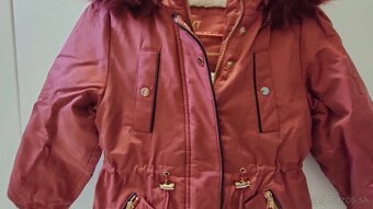 Zimný nepremokavý kabát parka 122 - 5