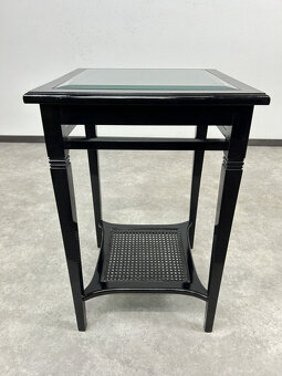 Čierny príručný stolík/stojan na kvety - 5