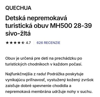 Turistické topánky TOP stav, č.37 - 5