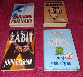 Predám 6 kníh: Bezák, Grisham, Simmel, Irving, Palmer, Byrne - 5
