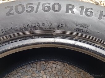 205/60 r16 letné pneumatiky 2ks Continental DOT2020 - 5