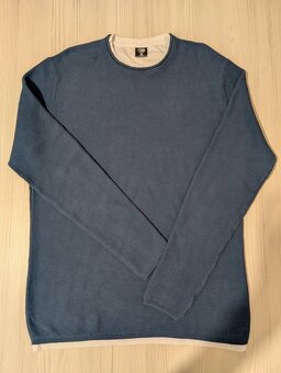 Pletený sveter FSBN Navy Knit Crewneck - 5