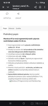 Manduca XT novy do 20kg - 5