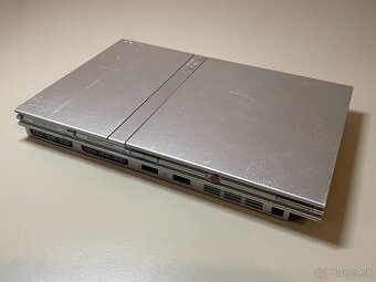 PlayStation 2 Slim Silver + 4 hry + gamepad + memory card - 5