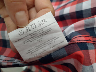 panska kockovana cervenociernobiela kosela - 5