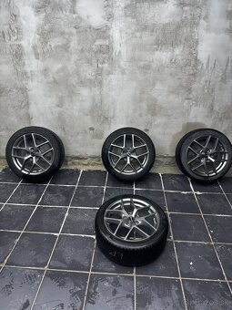 alu disky BORBET Y Titan Matt + zimné pneumatiky - 5