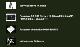 Panasonic DC-GX9 + 12-60mm F3,5-5,6 + 25mm F1,7 - 5