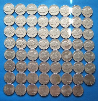 americké mince 25, 10 a 5 cents - sady a kusovky - 5