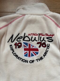 Nebulus - biela teplá mikina - 5
