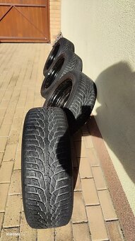 Plechové disky R16 so zimným obutím 205/55 R16 - 5