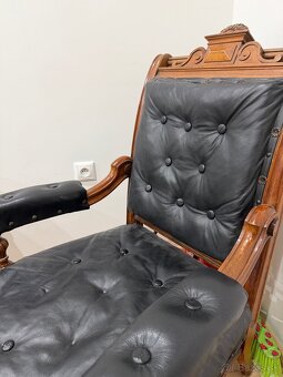 Starožitné novorenesančné kreslá (pár) - 5