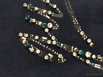 GUESS originál kráľovská Modra/rolacikove tricko S/M - 5