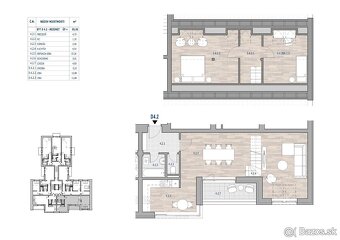 3 izbový byt, novostavba, výťah, balkón - 5