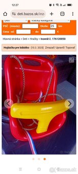 Odrážadlo lietadlo + darujem hojdačku - 5