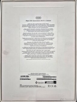 Ipad 10.9 wifi+cellular 64GB silver - 5